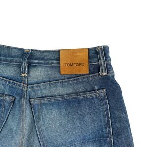 Tom Ford Jeans Mens 30x32 Blue Slim Fit Denim Made In USA Selvedge Designer